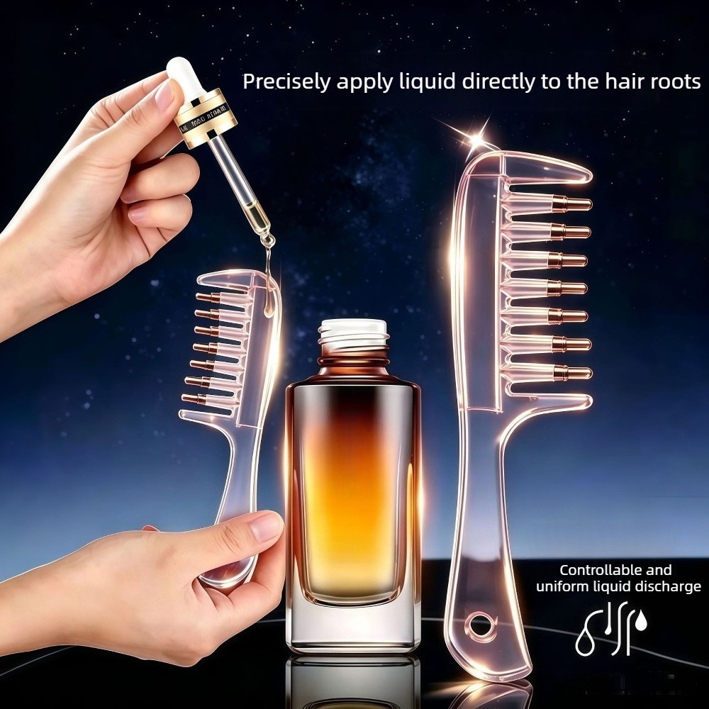 مشط شفاف محمول لتطبيق السائل ع - مراجعة Root Stimulator Liquid وسعره