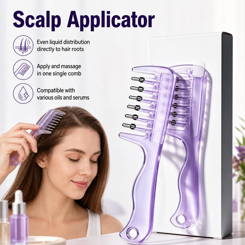مشط تطبيق سائل لفروة الرأس، مش - مراجعة Root Stimulator Liquid وسعره