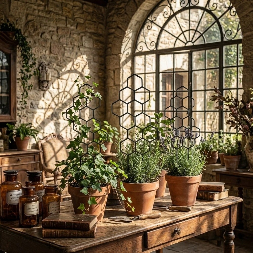 دعامة نباتات بتصميم خلية النحل - مراجعة Sphagnum Moss Dry وسعره